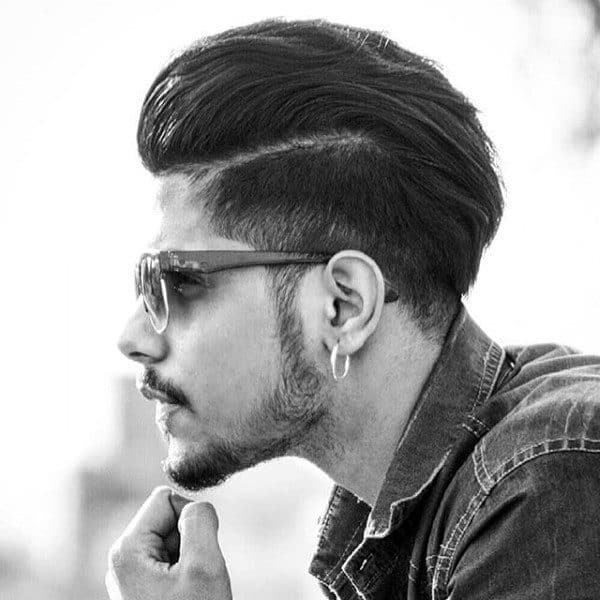 Pompadour Medium Long Hair For Men