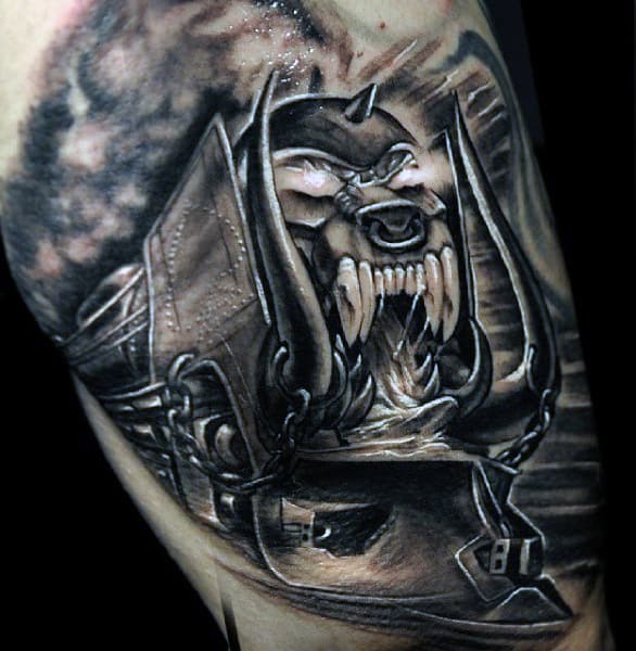 Popular Arm Train Tattoos Men