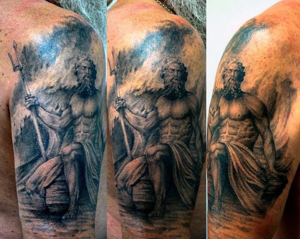 Poseidon Tattoos Meaning For Men