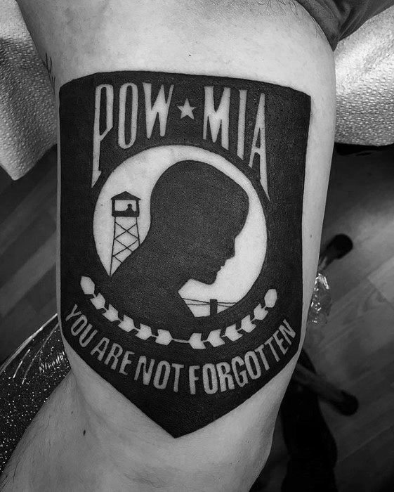 Pow Mia Guys Tattoos