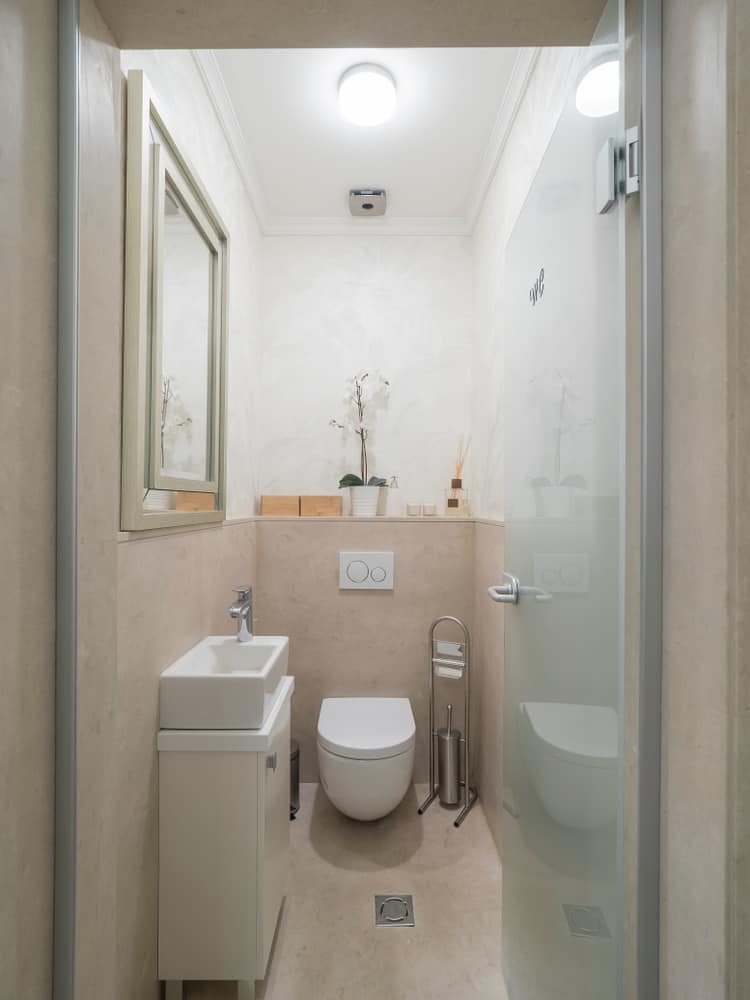 small powder room