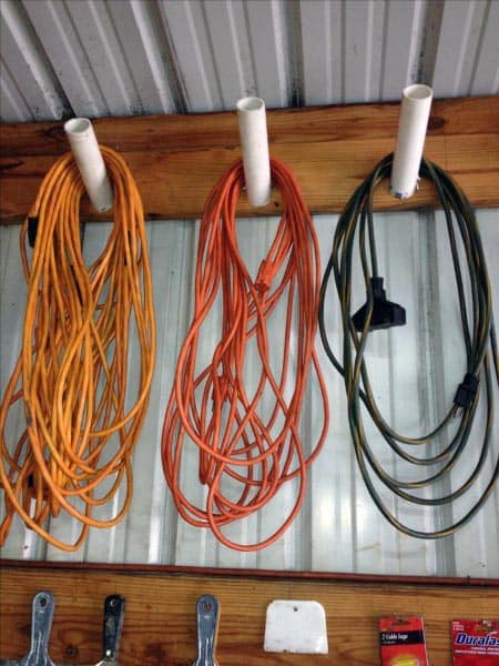 Power Cord Tool Storage Ideas