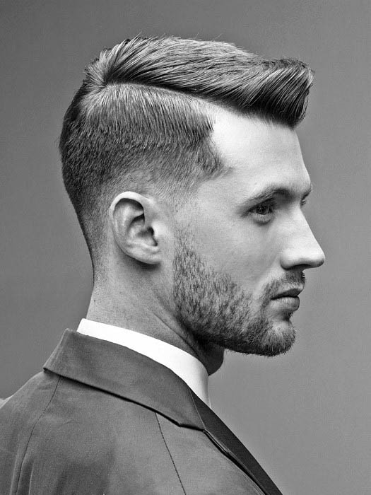 Professional Classy Mens Hard Part Hairstyles