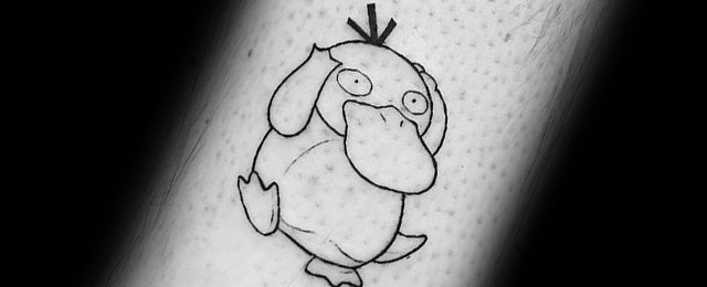 Psyduck Tattoo Designs For Men