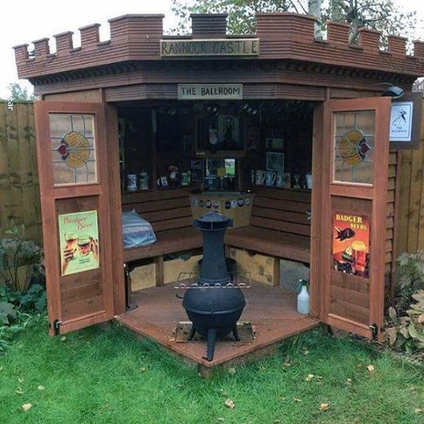 Pub Shed Backyard Bars