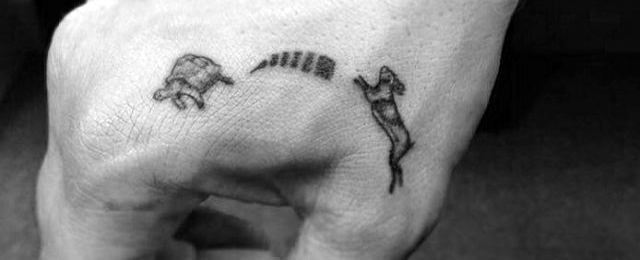 Quarter Sized Tattoos For Men