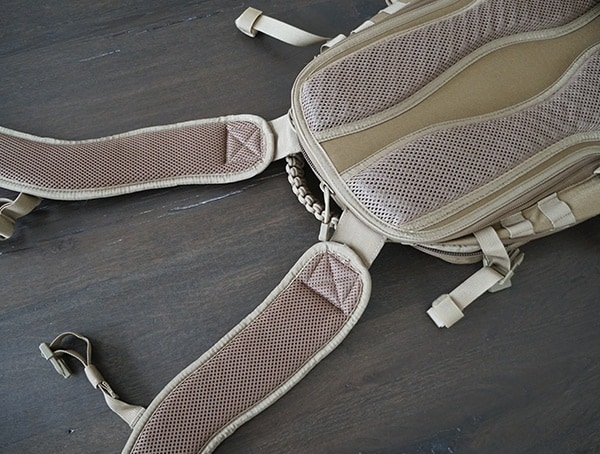 Quick Release Padded Shoulder Straps Elite Survival Systems Pulse 24 Hour Tactical Backpack