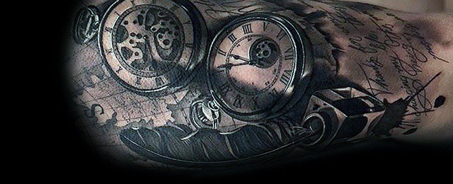 Quill Tattoo Designs For Men