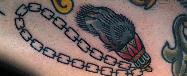 Rabbit Foot Tattoo Designs For Men
