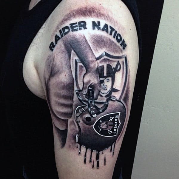 Radier Nation Guys Football Arm Tattoos