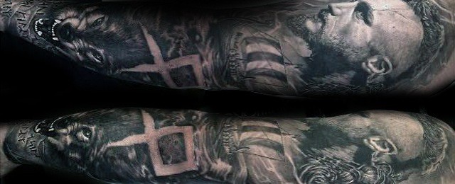 Ragnar Tattoo Designs For Men