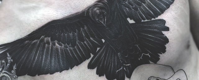 Raven Tattoo Designs For Men