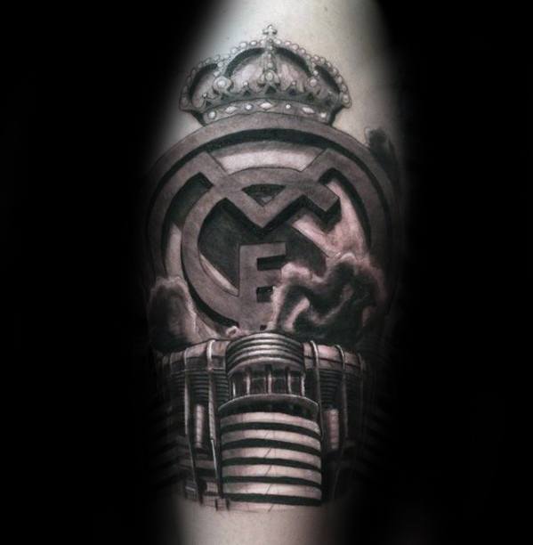 Real Madrid Tattoo Ideas On Guys Arm