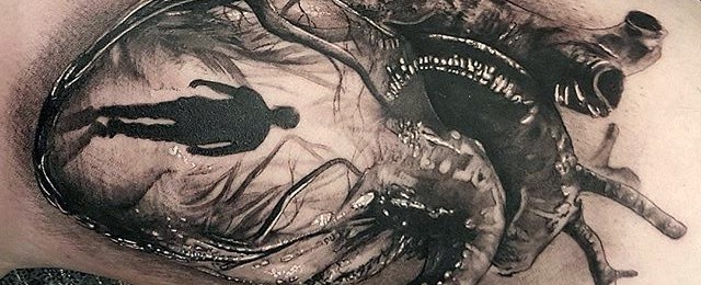 Realistic Heart Tattoos For Men