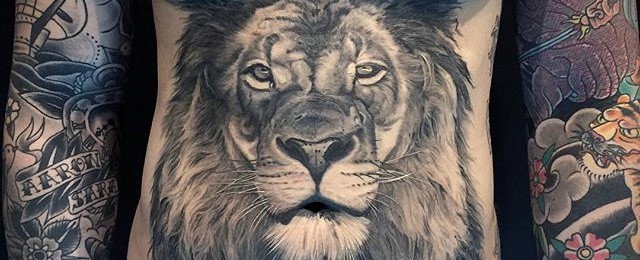 Realistic Lion Tattoo Designs For Men