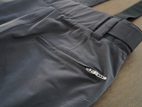 Rear Pocket Zipper Closed Descente Swiss Ski Team Pant