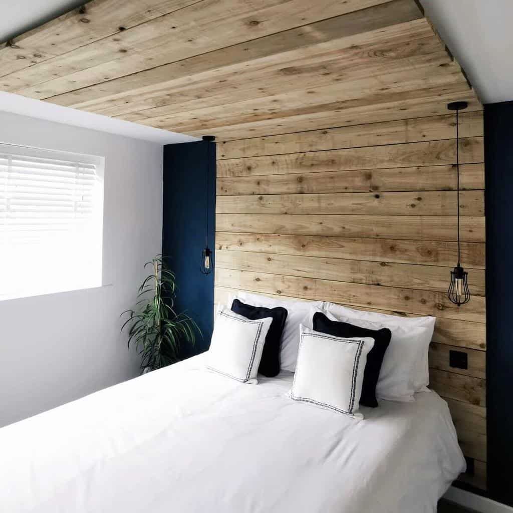 reclaimed wood rustic bedroom ideas