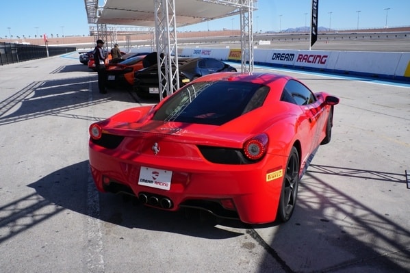 Red Ferrari Rear
