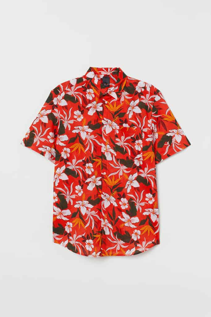 regular fit cotton shirt