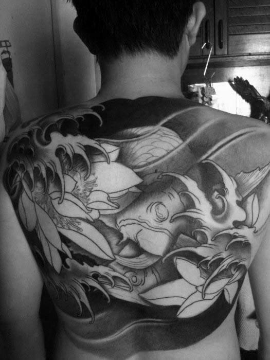 Remarkable Arowana Tattoos For Males On Back
