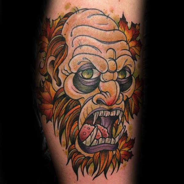 Remarkable Bigfoot Tattoos For Males