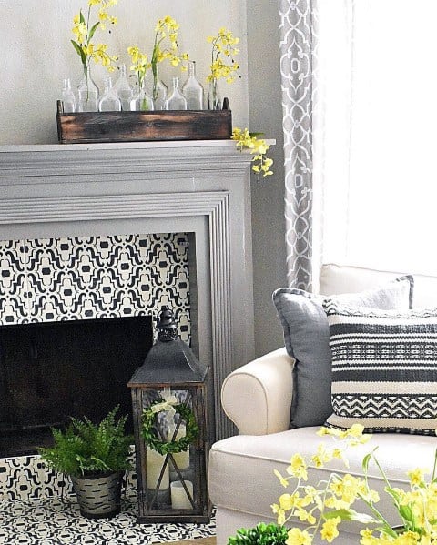Remarkable Ideas For Painted Fireplace