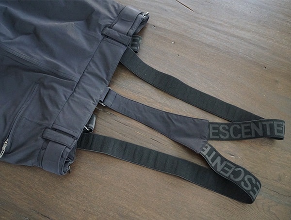 Removeable Suspenders Mens Descente Swiss Ski Team Pant