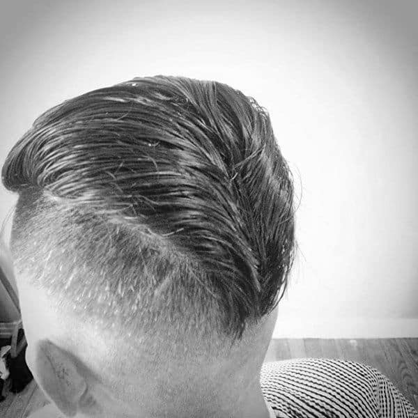 Retro Mens Ducktail Hairstyle