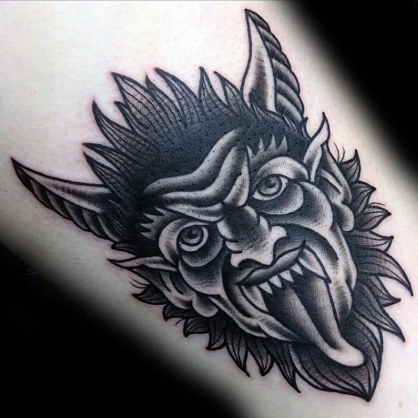 retro-traditional-devil-black-and-grey-mens-arm-tattoo