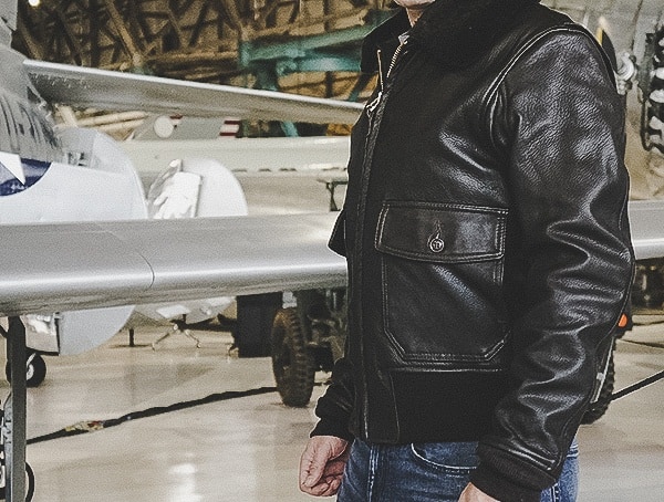 Review Goatskin Genuine Leather Brown Leather G 1 Flight Jackets For Men Cockpit Usa