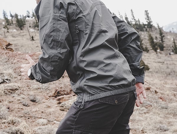 Review Manatee Grey Mens Beyond Clothing K6 Arx Rain Jacket