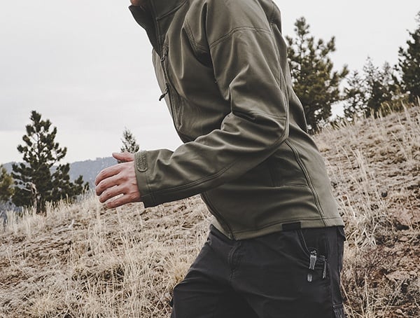 Review Mens Rustic Green Beyond Clothing Testa Shoftshell Jacket