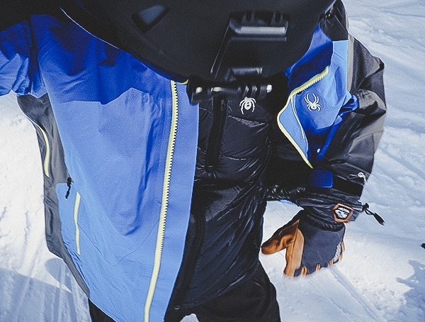 Review Mens Spyder Syrround Down Ski Jacket