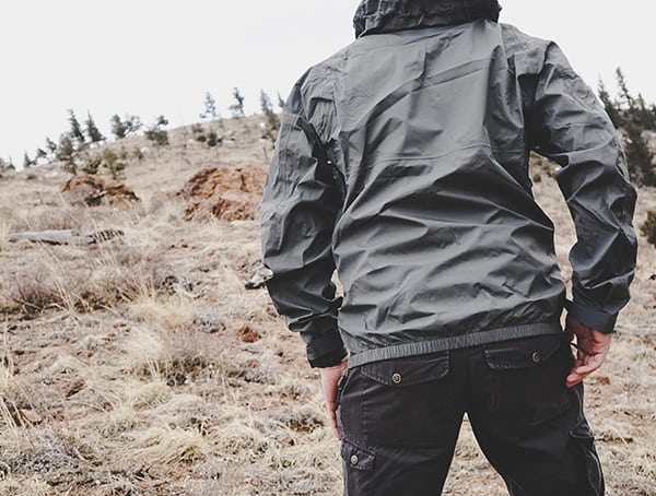 Reviewed Manatee Grey Mens Beyond Clothing K6 Arx Rain Jacket