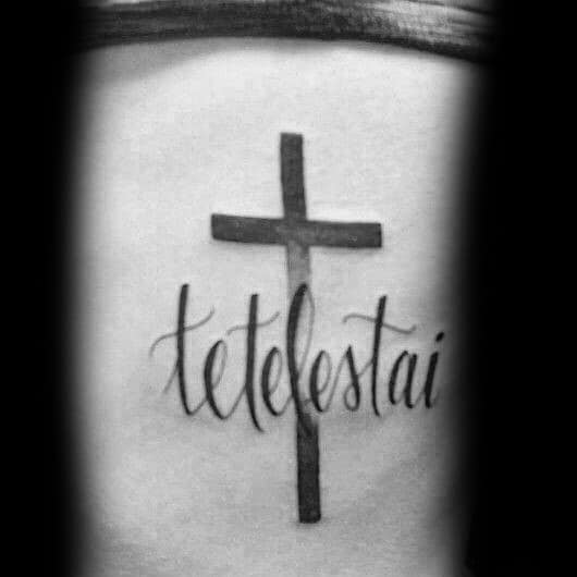 Rib Cage Side Guys Tetelestai Tattoo Designs