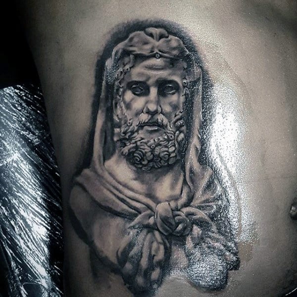 Rib Cage Side Hercules Guys Tattoos