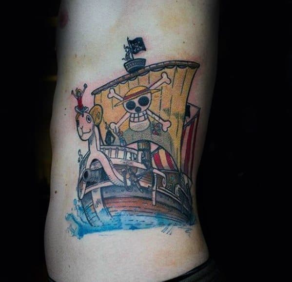 Rib Cage Side One Piece Guys Tattoo Ideas