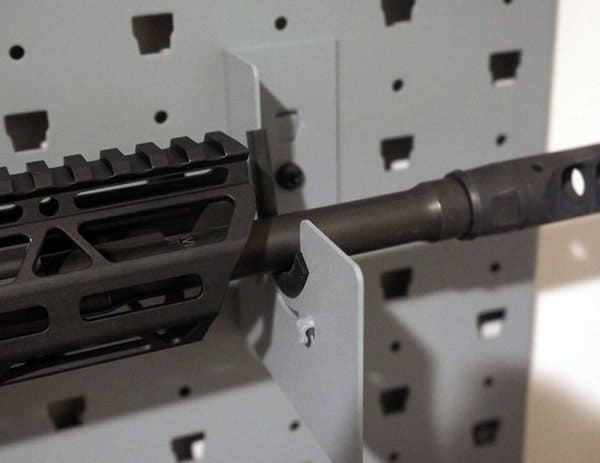 rifle barrel wall mounted display