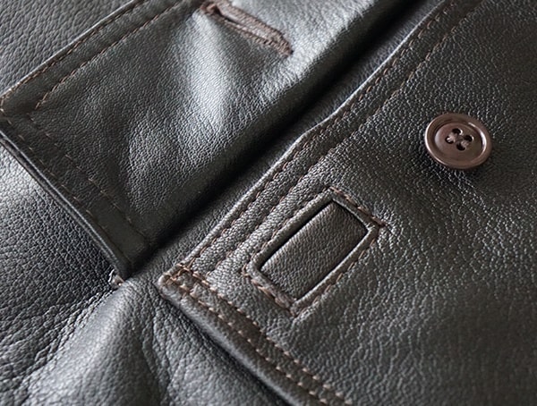 Right Front Flap Pocket Mens Cockpit Usa G 1 Flight Jacket With Traditional Button