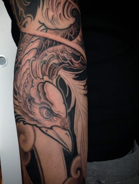 Rising Phoenix Tattoo For Men