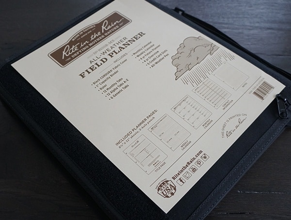 Rite In The Rain Field Planner Kit