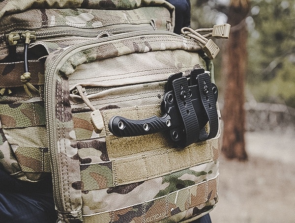 Rmj Tactical Coho Knife Review Mounted On Chest Pack