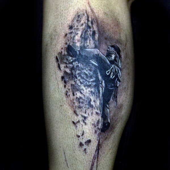 Rock Climbing Tattoos Men