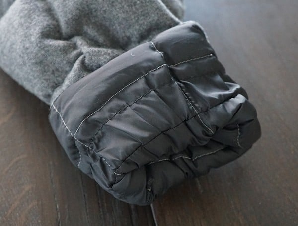 Rolled Cuff Nau Utility Wool Down Jacket For Men