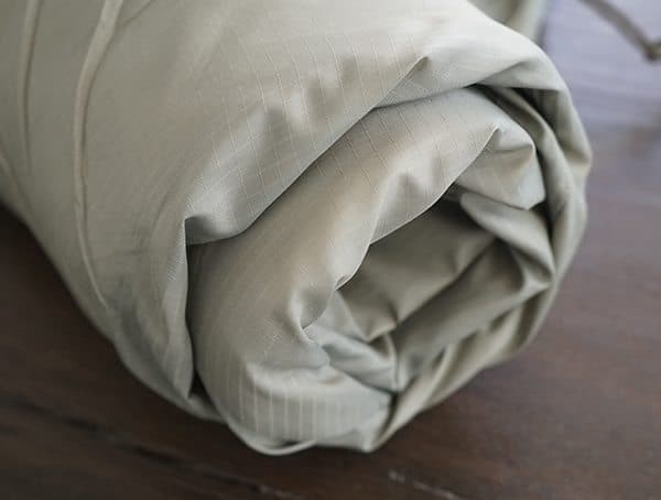 Rolled Up Kelty Tactical 30 Degree Field Sleeping Bag With 1lbs 2oz Full Weight