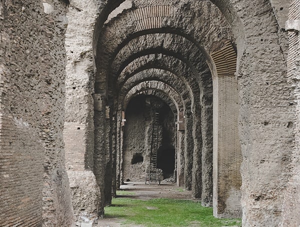 Roman Forum Arched Walkway
