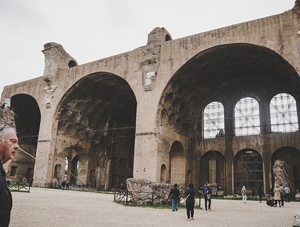Roman Forum Basillica Maxentius
