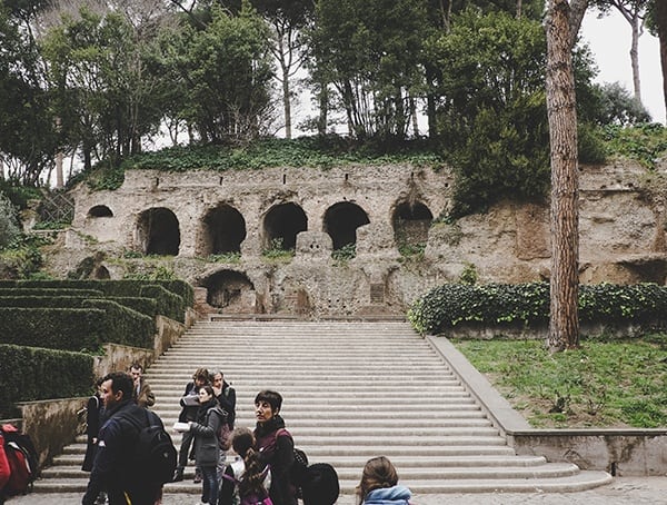 Roman Forum Front Steps