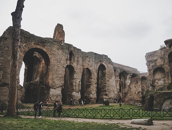 Roman Forum Stone Buildings