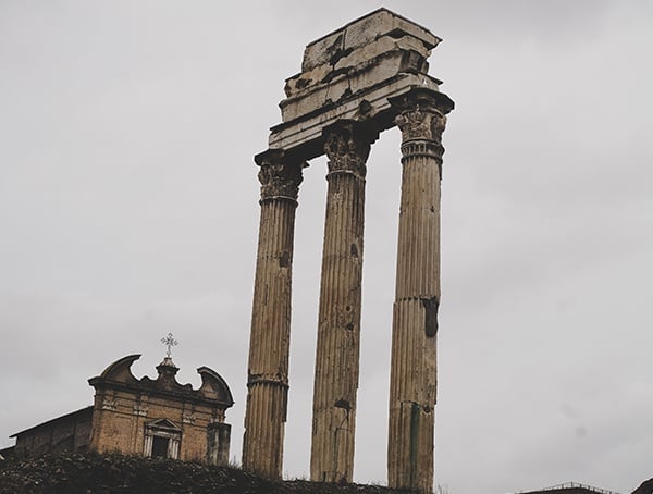 Roman Forum Temple Of Castor And Pollux